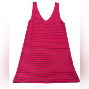 Gap Tank Top-Maroon with Navy Stripes-Medium
